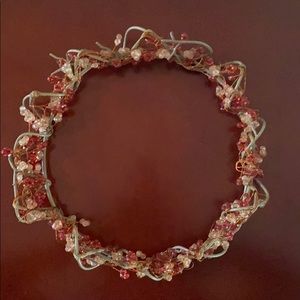 PartyLite Moroccan Spice Amber & Clear Ring